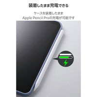iPad miniケース 8.3インチ(A17 Pro) 耐衝撃 背面クリア ブルーグレー TB-A25STSLOBG エレコム 1個（直送品）