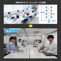 サンワサプライ 会議用ワイドレンズカメラ CMS-V52S 1個