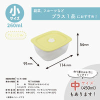 推せる保存容器・小 260ml 電子レンジ対応 イエロー 1個 台和