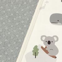 (らこれキッズ)世界地図ラグ アニマル LAKOLE/ラコレ