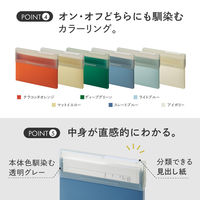 リヒトラブ Mutual コングレスケース A5ヨコ ライトブルー コピー用紙150枚 A2070-14 1冊