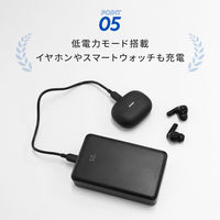 オウルテック 20000mAhモバイルバッテリー PD20W A×1/C×2 OEC-LPB20028-GY 1個