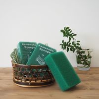 （季節限定）亀の子スポンジ スタンダード 角型 キッチンスポンジ 抗菌・防カビ加工 マツ 1個 亀の子束子