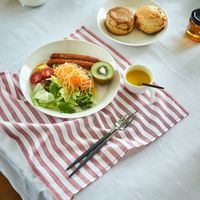 キッチンクロス(PUDDING BEFORE DINNER) レッド studio CLIP