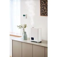 【アウトレット】ドウシシャ 湿度センサー上部給水 ハイブリッド加湿器 mistone500 KHW-502（BK） 1台【終売品】