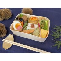 木具輪 経木わっぱ　長方形170×115×H40　被せ蓋付き　ケース SD270082-195 1箱(195個)（直送品）