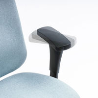 サンワサプライ 高機能ハイバックオフィスチェア(ライトブルー) SNC-T160LB 1個（直送品）