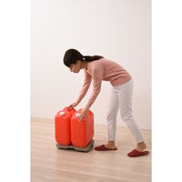 YAMAZEN 家庭用平台車ホームキャリーライト モカ HCL-E38(MK) 1台