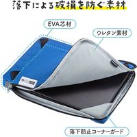 サンワサプライ 多機能インナーケース(ブルー) BAG-SCL4WAYBL 1個
