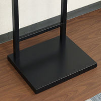 MOJYU 自転車スタンド レック 1台用 ブラック/ブラウン木目 BCD-001 1台（直送品）