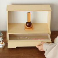 MOJYU アヤセ インテリアミニ仏壇 ホワイト 1台（直送品）