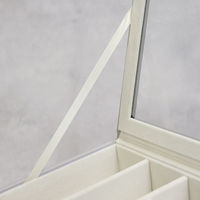 MOJYU ジュエリーボックス アシャ 3段 グレージュ JWB-023 1台（直送品）