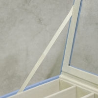 MOJYU ジュエリーボックス アシャ 3段 セレストブルー JWB-025 1台（直送品）