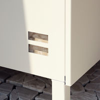 MOJYU ジャン 宅配ボックス付ポスト グレージュ 1台（直送品）