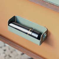 MOJYU バルトロ 宅配ボックス付ポスト エバーグリーン/ブラウン木目 1台（直送品）