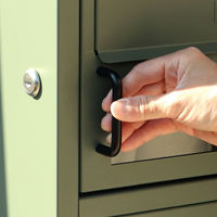 MOJYU ジョエレ 宅配ボックス付ポスト エバーグリーン 1台（直送品）