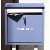 MOJYU オルガ スタンドポスト ラベンダーブルー 1台（直送品）