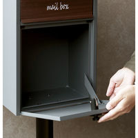 MOJYU ジルダ スタンドポスト グレー 1台（直送品）