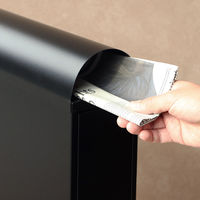 MOJYU スパーノ スタンドポスト ブラック 1台（直送品）