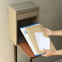 MOJYU シャノン スタンドポスト ミルクティーベージュ 1台（直送品）