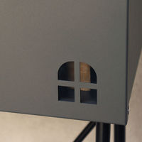 MOJYU カロン スタンドポスト グレー 1台（直送品）