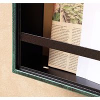 MOJYU ディアー 鋳物壁掛けポスト グリーン 1台（直送品）