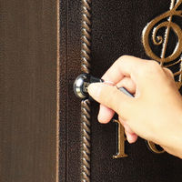 MOJYU ミュージカルノート 鋳物壁掛けポスト ブロンズ 1台（直送品）