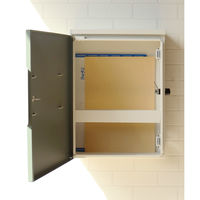 MOJYU ティーナ 壁掛けポスト エバーグリーン/ホワイト 1台（直送品）