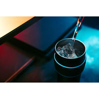 ピーコック魔法瓶 ストロータンブラー 550ml ゲーミングタンブラー ステンレス ブラックブルー 391185 1個（直送品）