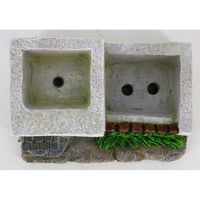 東洋石創 プランター グリーンポット 植木鉢 多肉植物 Bタイプ 459003 1個（直送品）