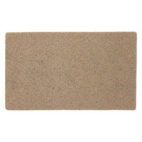 SOW 玄関マット ふかふかテラスマット 75×45cm フラワーブラウン 485207 1個（直送品）