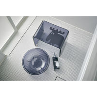 アンファンス 洗面器 moz アクリル製バス桶 湯桶 アクリル バスグッズ ブラック 336667 1個（直送品）