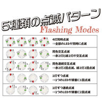 KMネクスト コーン用ソーラー工事灯 スタピカタッチ5 1107120151 1個（直送品）