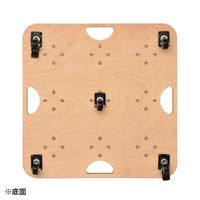 友屋 イベント用品 メディアストックスタンド(3インチ)9本キャスター 63004-02 1ケース(1個)（直送品）