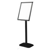 友屋 売場備品 イージーライトパネルスタンドver2 シルバー 64012-01 1ケース(1個)（直送品）