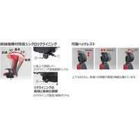 オカムラ ストライカー シーティングEX ゲーミングチェア レッド 80GCMZ PH87 1脚（直送品）