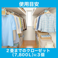 かおりムシューダ ウォークインクローゼット専用 マイルドソープ 2箱（3個入×2） エステー