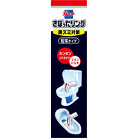 ブルーレット さぼったリング 強力発泡で便器の水ぎわの黒ズミ汚れを除去 1セット(3包×2箱) 小林製薬