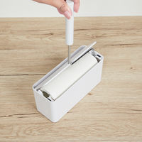 コロコロクリーナー Fitia 粘着テープ カーペットクリーナー シンプル ホワイト 1個 マーナ