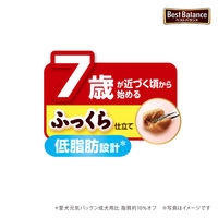 ベストバランス ドッグフード ふっくら仕立て 低脂肪 7歳から ミニチュアダックスフンド用 1.7kg（284g×6袋入）国産 3袋