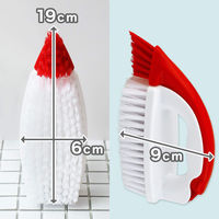 激落ち 赤カビくん 3WAY 親子ブラシ （浴室掃除用） レック