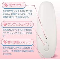 消臭力 自動でシュパッと 消臭芳香剤 電池式 玄関・部屋用 トゥインクルフローラルの香り つけかえ 39mL 2個セット 1セット（2個） エステー