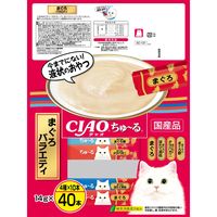 （バラエティパック）いなば CIAO チャオ ちゅーる 猫 まぐろバラエティ 国産（14g×40本）1袋 ちゅ～る チュール キャットフード おやつ