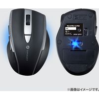 ワイヤレスマウス　無線　Bluetooth　静音　5ボタン　中型サイズ　ブルーLED　MA-BTBL167BK　サンワサプライ　1個（直送品）