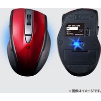 サンワサプライ 静音BluetoothブルーLEDマウス(5ボタン) MA-BTBL167R 1個（直送品）