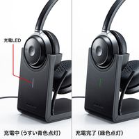 サンワサプライ Bluetoothヘッドセット（両耳タイプ・ノイズキャンセリング機能付き） MM-BTSH55BK 1個（直送品）