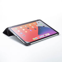 サンワサプライ iPad Air 2020 ソフトレザーケース ブラック PDA-IPAD1707BK 1個