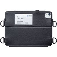 サンワサプライ iPad Air 2020 スタンド機能付きショルダーベルトケース PDA-IPAD1712BK 1個