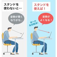 サンワサプライ ノートパソコン用スタンド(平置き・コンパクトタイプ) PDA-STN42BK 1個