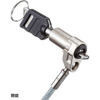 サンワサプライ 超小型シリンダセキュリティ(eセキュリティ) SLE-45S 1個